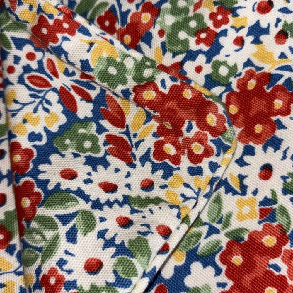RALPH LAUREN Poppy Floral DECORATIVE PILLOW Sham Red Yellow Blue Green Floral